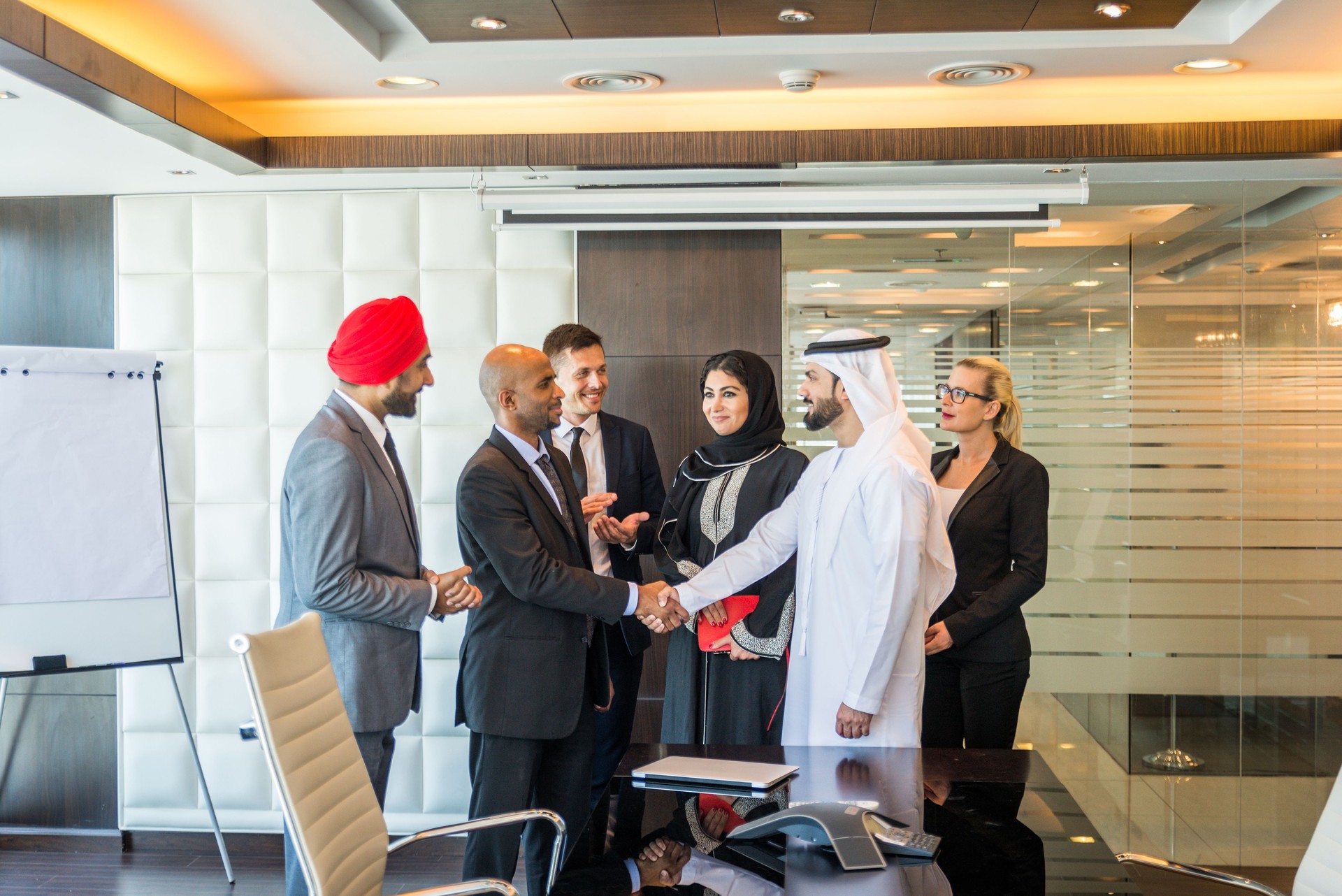 Business team in Dubai